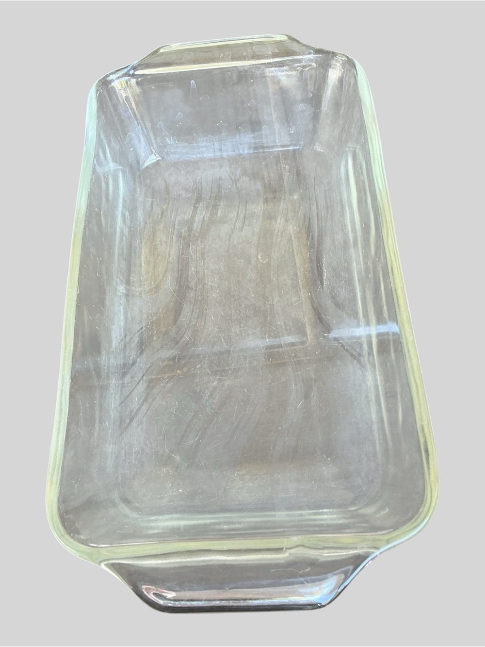 Vintage Fire-King Anchor Hocking 1 Qt Glass Loaf Pan Oven Proof USA